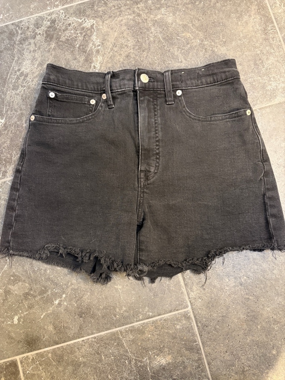 Madewell high rise denim shorts
